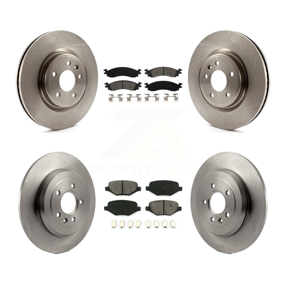 Kit de plaquettes de frein à disque semi-métalliques avant et arrière, pour Ford Taurus SH 2010 – 2012