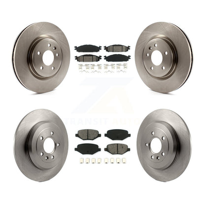 Kit de rotor de frein avant et arrière et plaquettes semi-métalliques pour Ford Explorer Flex Taurus MK
