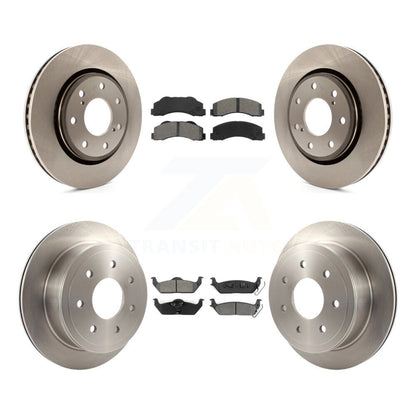 Kit de rotors de frein avant et arrière et plaquettes semi-métalliques pour Ford F-150 avec roue à 7 écrous