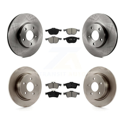 Kit de disques de frein à disque avant et arrière et plaquettes semi-métalliques pour Ford C-Max