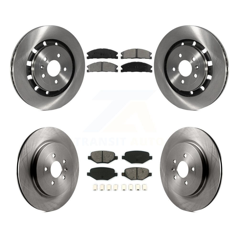 Rotors de frein avant arrière et Kit de plaquettes semi-métalliques pour Ford Explorer Police Utilit