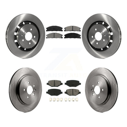 Rotors de frein avant arrière et Kit de plaquettes semi-métalliques pour Ford Explorer Police Utilit