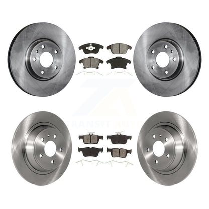 Rotors de frein à disque avant et arrière et Kit de plaquettes semi-métalliques pour Ford Fusion Lincoln MK