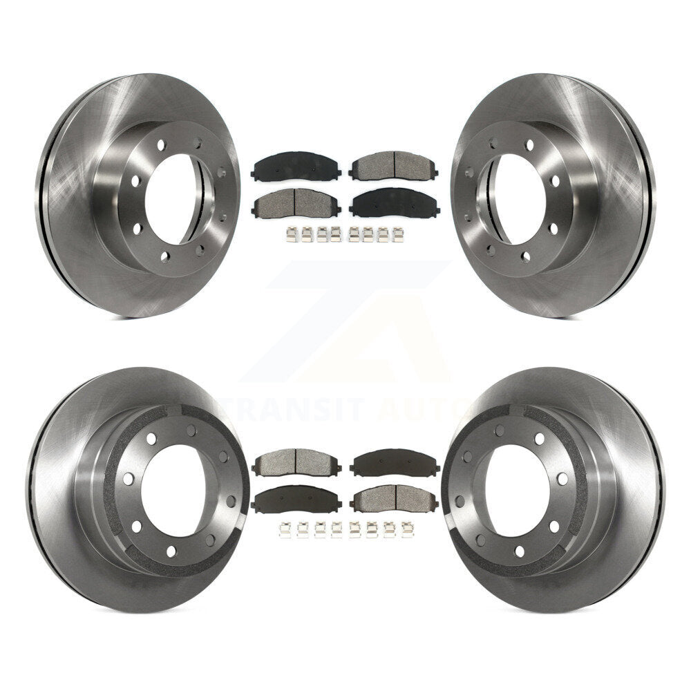Kit de plaquettes semi-métalliques de Rotor de frein avant et arrière, pour Ford F-250 Super Duty F-350 4W