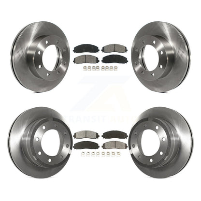 Kit de plaquettes semi-métalliques de Rotor de frein avant et arrière, pour Ford F-250 Super Duty F-350 4W