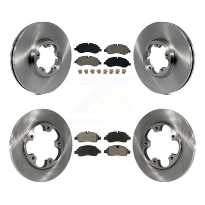 Kit de disques de frein avant et arrière et plaquettes semi-métalliques pour Ford Transit-250 Transit-15