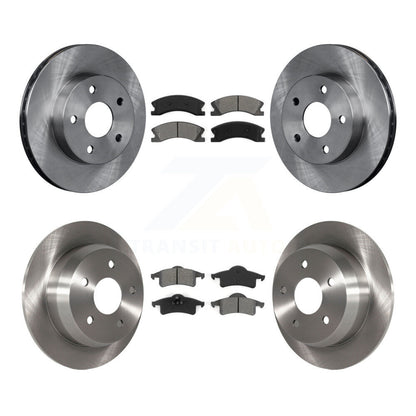 Kit de rotors de frein à disque avant et arrière et plaquettes semi-métalliques pour Jeep Grand Cherokee