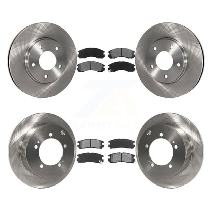 Kit de rotors de frein avant et arrière et plaquettes semi-métalliques pour Mitsubishi Eclipse 3.0 2000
