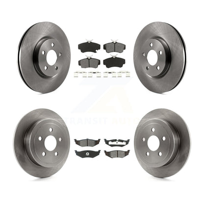 Kit de rotors de frein à disque avant et arrière et plaquettes semi-métalliques pour Chrysler PT Cruiser