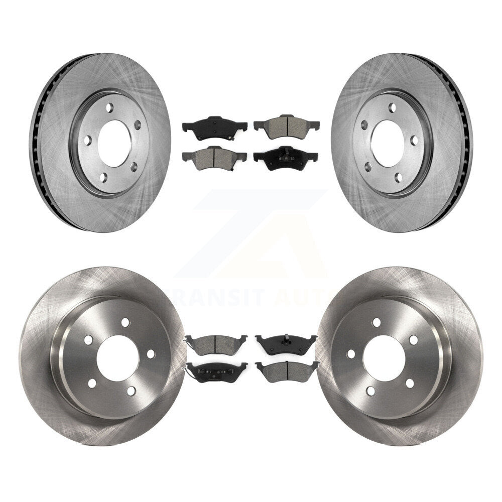 Kit de plaquettes de frein semi-métalliques pour Rotors de frein avant et arrière, pour Dodge Grand Caravan Chrysler