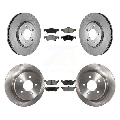 Kit de plaquettes de frein semi-métalliques pour Rotors de frein avant et arrière, pour Dodge Grand Caravan Chrysler
