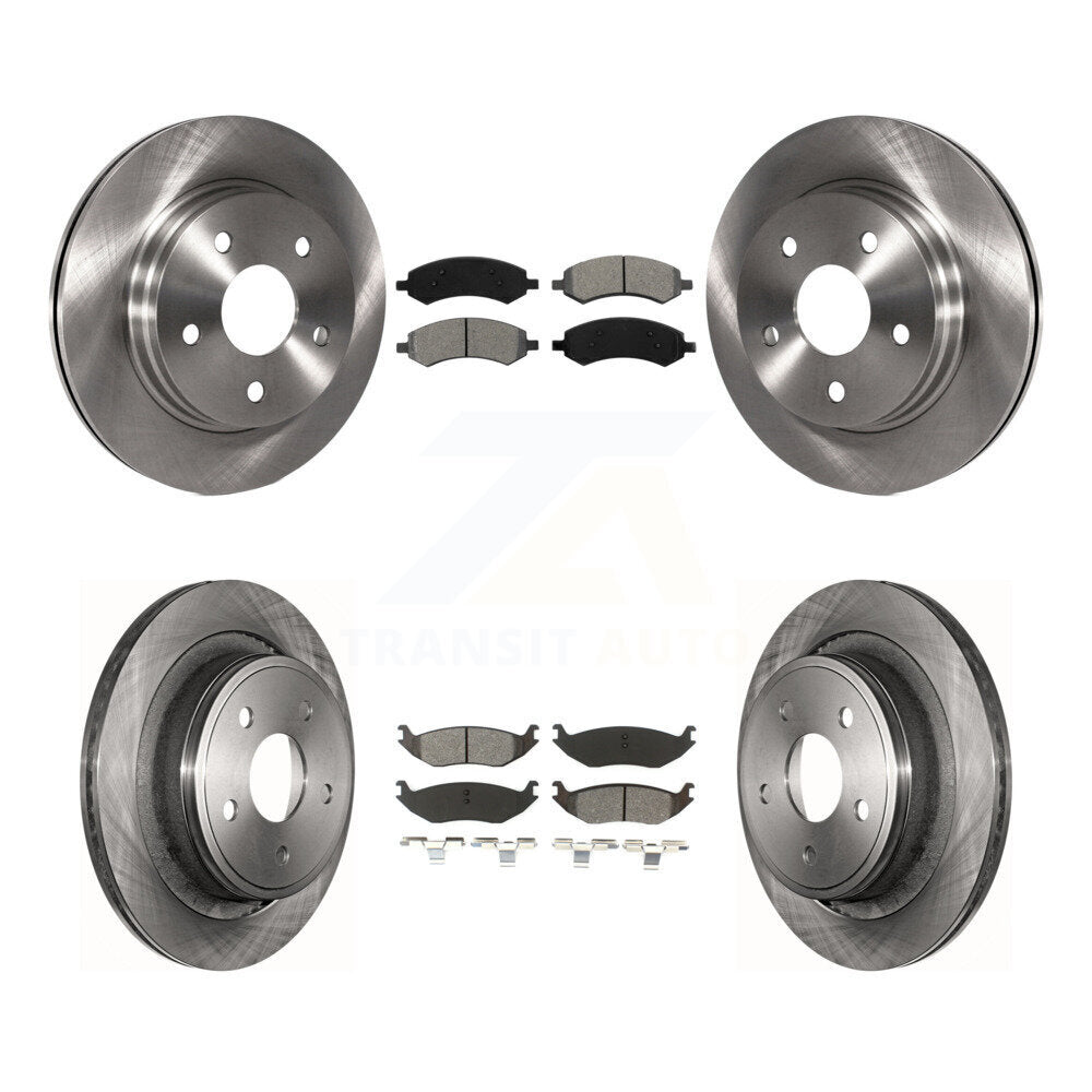 Kit de plaquettes semi-métalliques de Rotor de frein avant et arrière, pour Ram 1500 Classic Dodge Chrysler