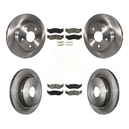 Kit de rotors de frein à disque avant et arrière et plaquettes semi-métalliques pour Dodge Ram 1500
