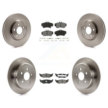 Kit de rotors de frein à disque avant et arrière et plaquettes semi-métalliques pour Chrysler PT Cruiser