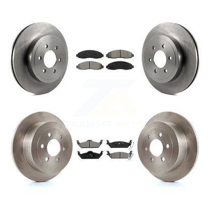 Kit de rotor de frein à disque avant et arrière et plaquettes semi-métalliques pour Dodge Dakot 2003-2004