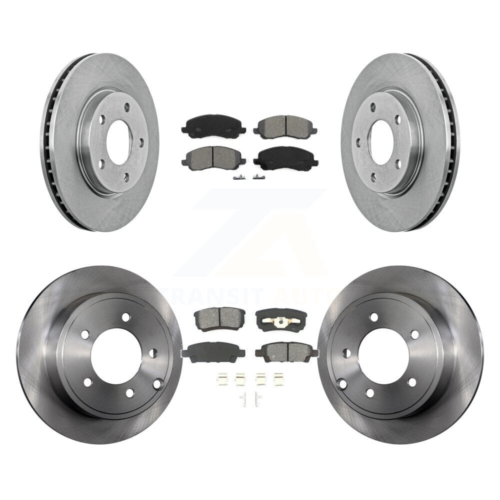 Kit de plaquettes semi-métalliques de Rotor de frein avant et arrière, pour Mitsubishi Lancer Dodge Calibe