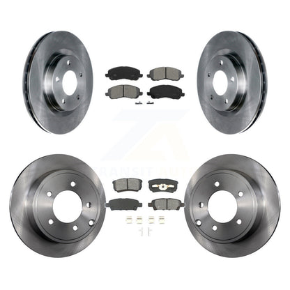 Kit de plaquettes de frein semi-métalliques pour Rotors de frein avant et arrière, pour Jeep Patriot Compass Dodge 20