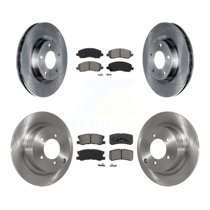 Kit de plaquettes de frein semi-métalliques pour Rotors de frein avant et arrière, pour Jeep Mitsubishi Patriot Lance