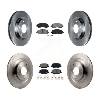Kit de plaquettes de frein semi-métalliques pour Rotors de frein avant et arrière, pour Mitsubishi RVR Outlander Spor