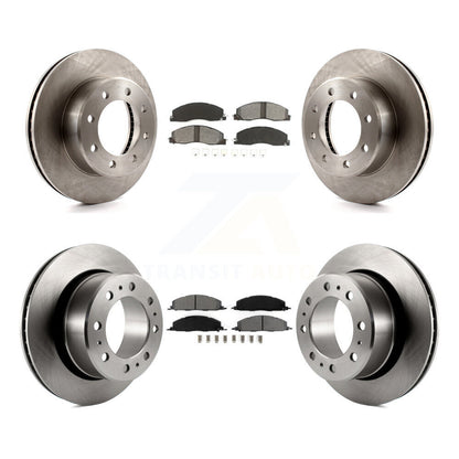 Rotor de frein à disque avant et arrière et Kit de plaquettes semi-métalliques pour Ram 3500 2500 1500 Dodge