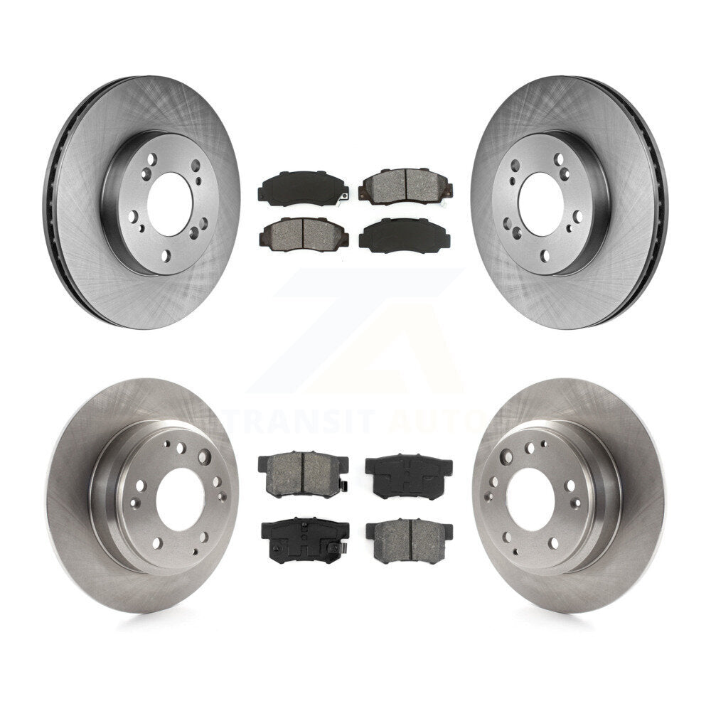 Kit de rotor de frein avant et arrière et plaquettes semi-métalliques pour Honda Odyssey Acura Legend R