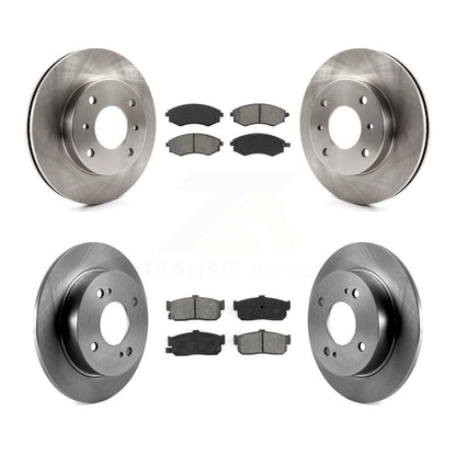 Kit de disques de frein à disque avant et arrière et plaquettes semi-métalliques pour INFINITI G20