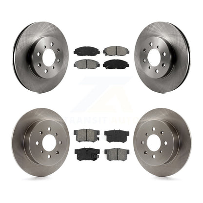 Kit de rotors de frein à disque avant et arrière et plaquettes semi-métalliques pour Honda Civic Acura E