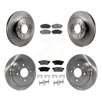 Rotors de frein à disque avant et arrière, Kit de plaquettes semi-métalliques pour Acura Integra Honda Civi