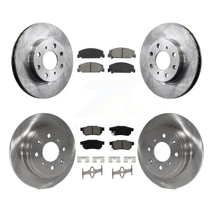 Kit de rotors de frein à disque avant et arrière et plaquettes semi-métalliques pour Honda Civic del Sol