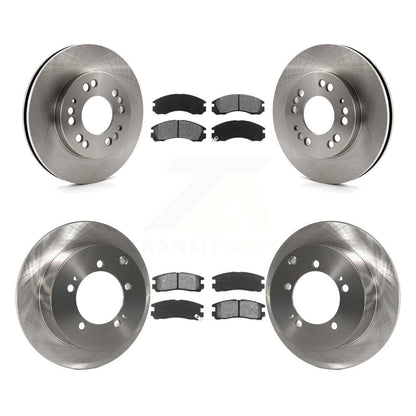 Kit de rotors de frein à disque avant et arrière et plaquettes semi-métalliques pour Eagle Talon AW 1998