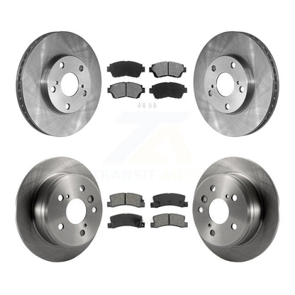 Kit de rotors de frein à disque avant et arrière et plaquettes semi-métalliques pour Toyota Camry