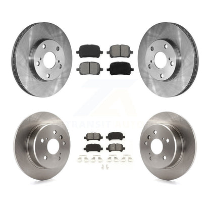 Rotors de frein à disque avant et arrière et Kit de plaquettes semi-métalliques pour Toyota Avalo 2000 – 2004