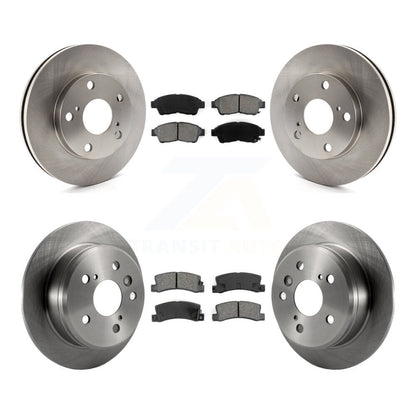Kit de rotors de frein à disque avant et arrière et plaquettes semi-métalliques pour Toyota Camry