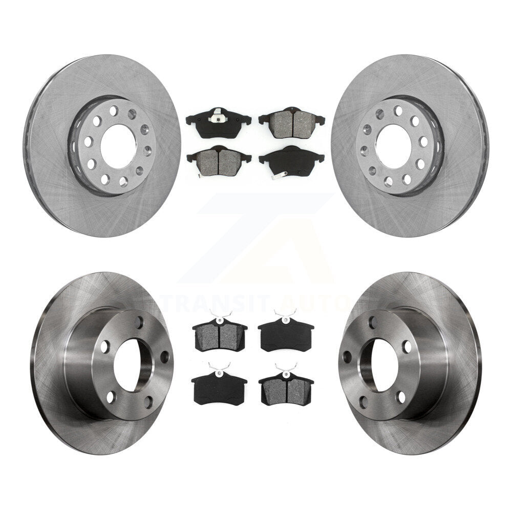 Kit de plaquettes semi-métalliques de Rotor de frein à disque avant et arrière, pour Volkswagen Passat FW 1999