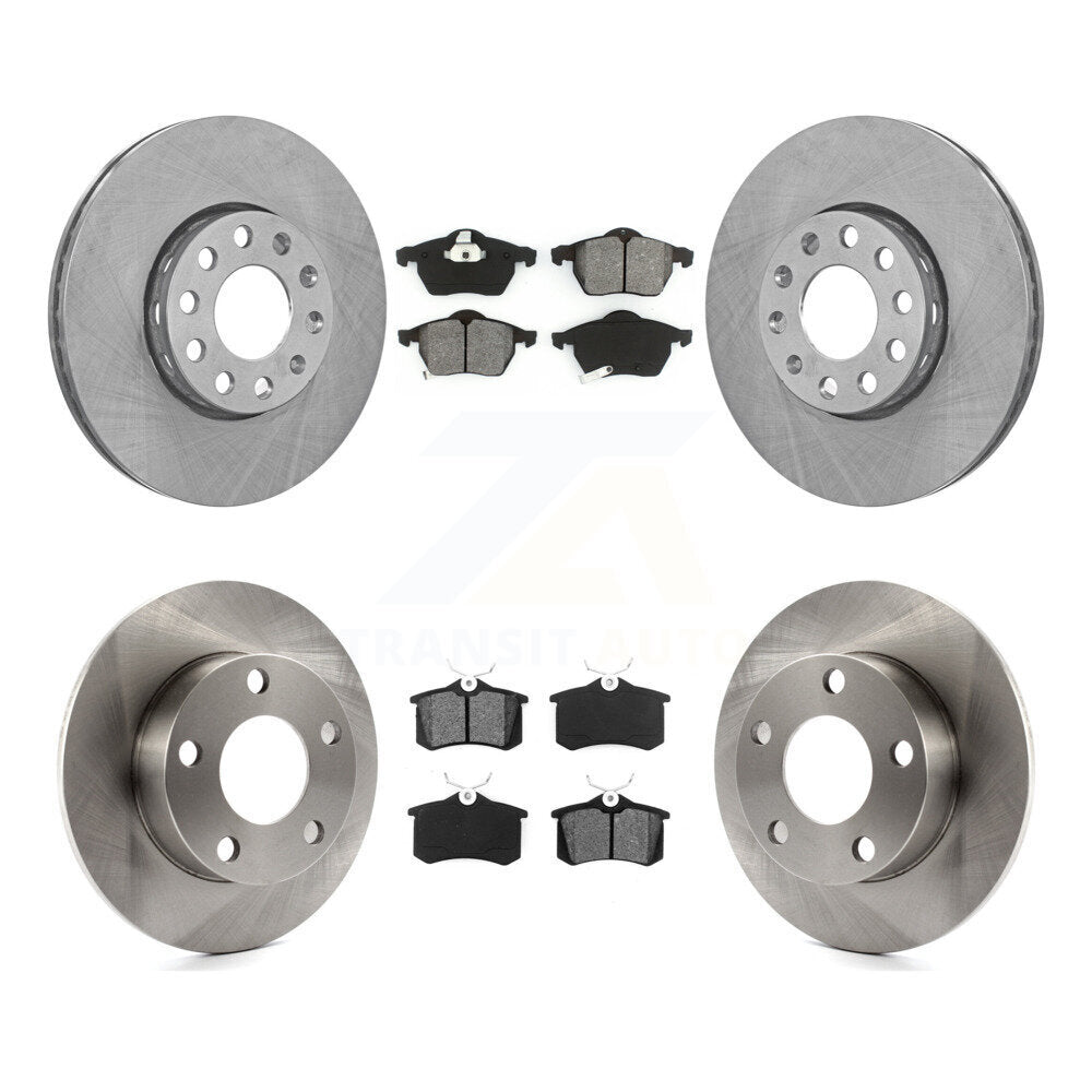 Kit de plaquettes semi-métalliques de Rotor de frein à disque avant et arrière, pour Volkswagen Passat AW 1999