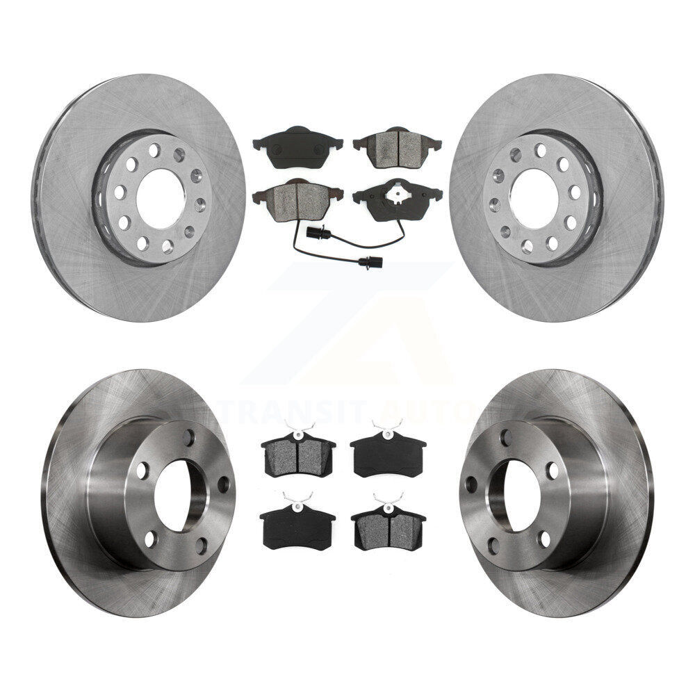 Kit de plaquettes de frein à disque semi-métalliques avant et arrière, pour Volkswagen Passat Audi A