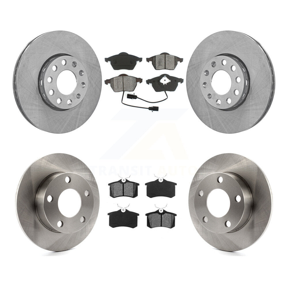 Kit de plaquettes de frein à disque semi-métalliques avant et arrière, pour Volkswagen Passat Audi A
