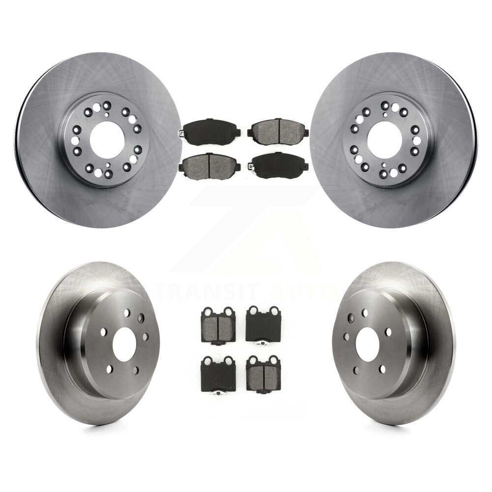 Kit de rotor de frein avant et arrière et plaquettes semi-métalliques pour Lexus SC430 IS300 GS300 GS40
