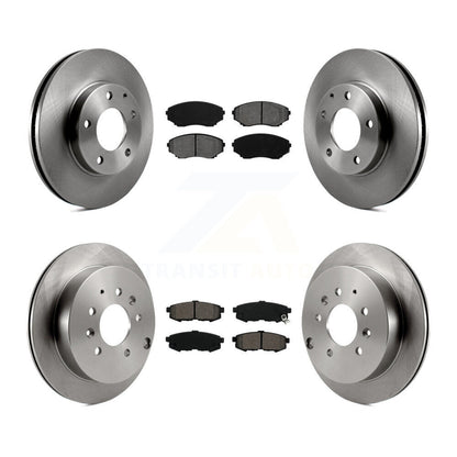 Kit de rotors de frein à disque avant et arrière et plaquettes semi-métalliques pour Mazda MPV 2004-2006