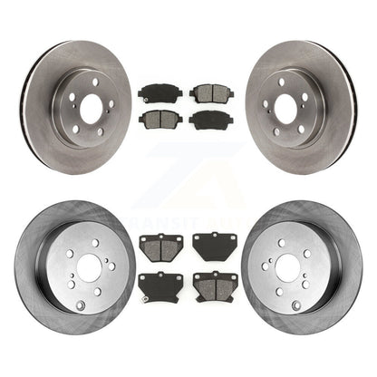 Rotors de frein à disque avant et arrière et kit de plaquettes semi-métalliques pour Toyota Celica G 2000