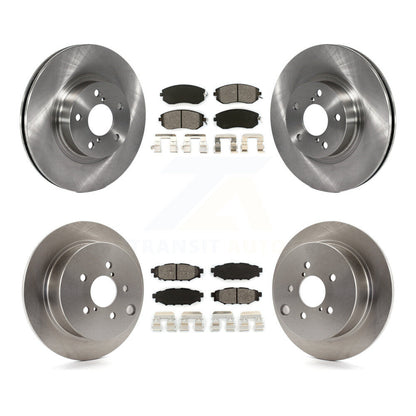 Kit de rotors de frein à disque avant et arrière et plaquettes semi-métalliques pour Subaru Impreza