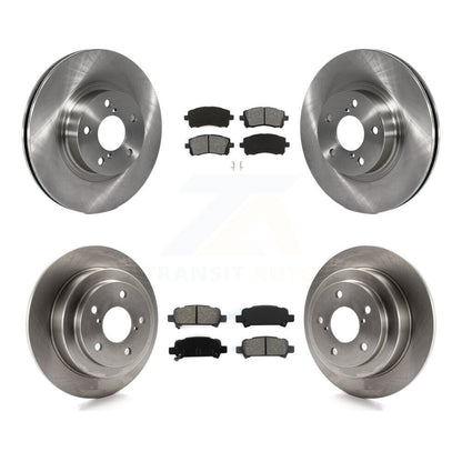 Rotors de frein à disque avant et arrière et Kit de plaquettes semi-métalliques pour Subaru Forester Imprez