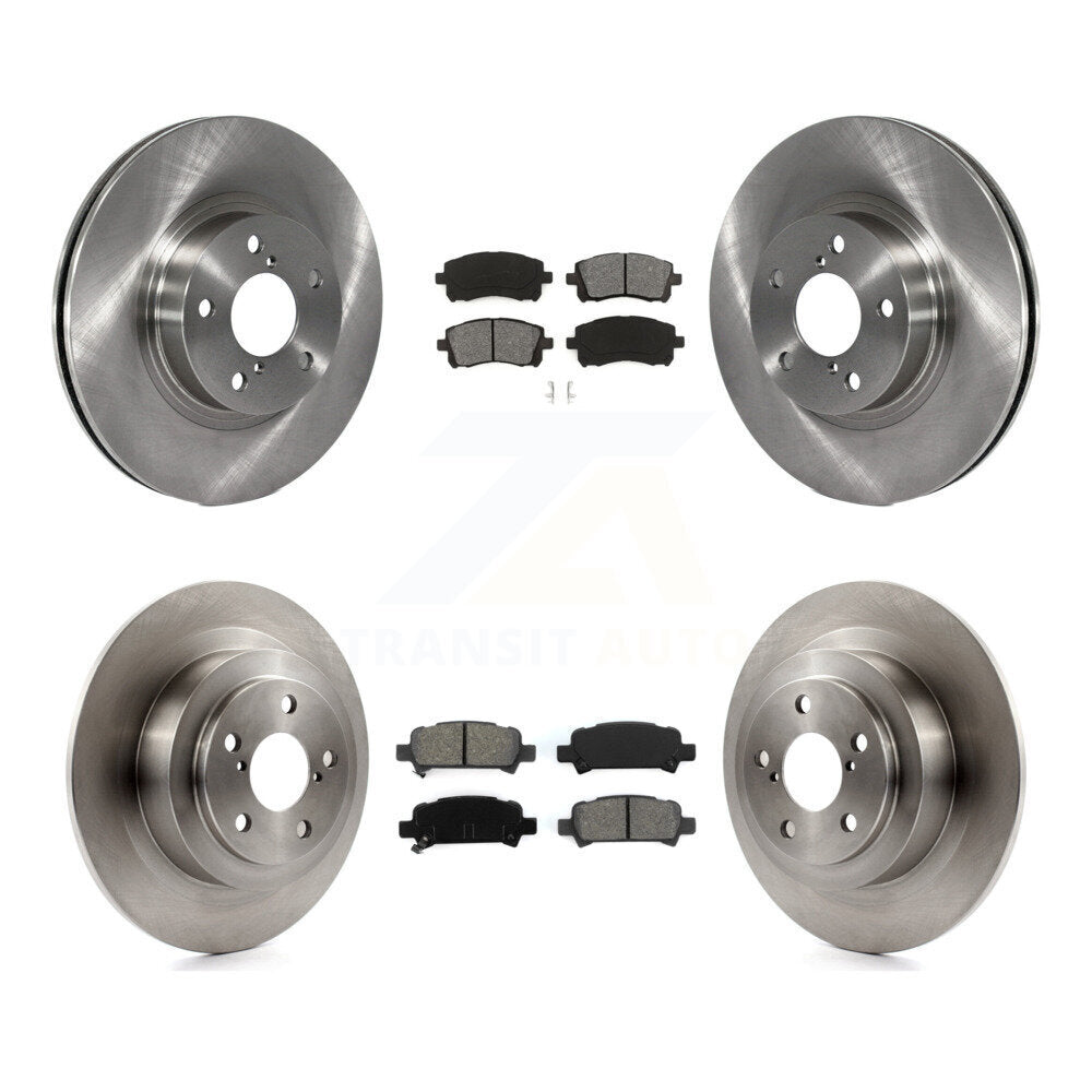 Rotors de frein à disque avant et arrière et Kit de plaquettes semi-métalliques pour Subaru Legacy Outbac