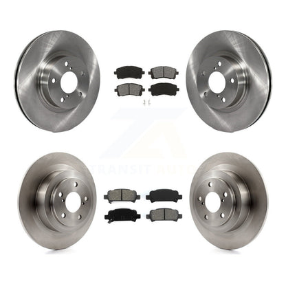 Rotors de frein à disque avant et arrière et Kit de plaquettes semi-métalliques pour Subaru Legacy Outbac