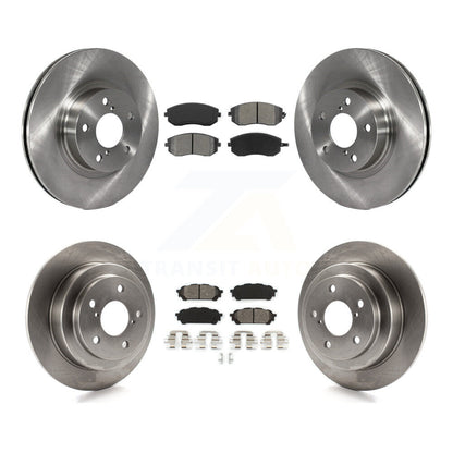 Rotor de frein à disque avant et arrière et Kit de plaquettes semi-métalliques pour Subaru Impreza Saab 9-2