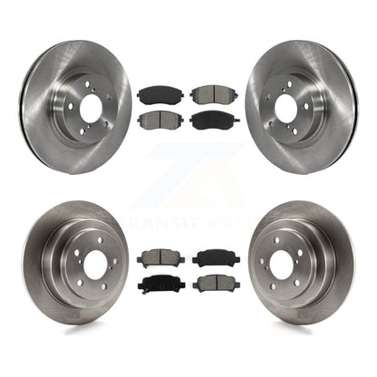 Rotors de frein avant et arrière et Kit de plaquettes semi-métalliques pour Subaru Impreza Outback RS T