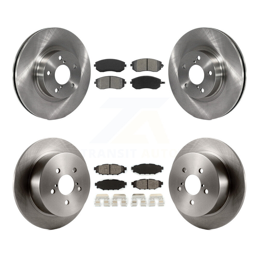 Kit de rotors de frein avant et arrière et plaquettes semi-métalliques pour Subaru Legacy i/Limite 2005