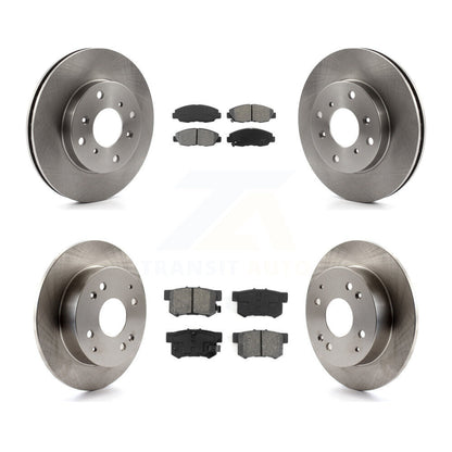 Rotors de frein à disque avant et arrière et Kit de plaquettes semi-métalliques pour Honda Accord Acura C