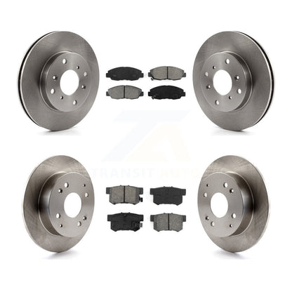 Rotors de frein avant arrière et Kit de plaquettes semi-métalliques pour Honda Accord berline avec 2.3