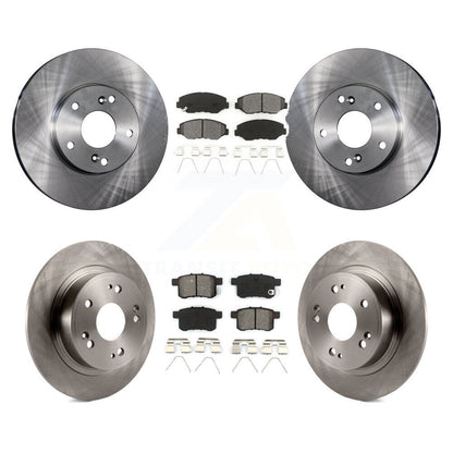 Kit de rotors de frein à disque avant et arrière et plaquettes semi-métalliques pour Honda Accord